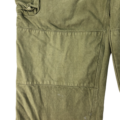 50s vintage M-47前期 French Army フランス軍 実物 ミリタリーパンツ カーゴパンツ 比翼ボタン