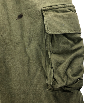 50s vintage M-47前期 French Army フランス軍 実物 ミリタリーパンツ カーゴパンツ 比翼ボタン